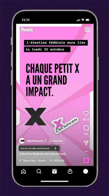 Chaque petit X a un grand impact.