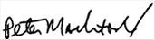 Peter MacIntosh signature