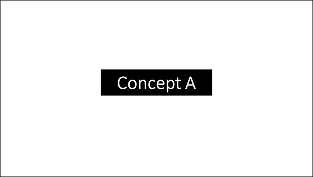 Concept A title slide.