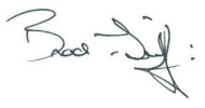 Signature of Mike Colledge