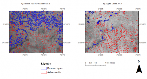 Figure 12. Plateau et piedmont à Kirib Kaina.
